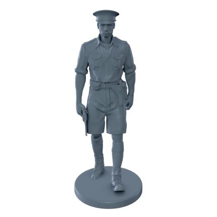 (Ready - Rename) British Australia WWII Soldier #3