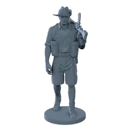 (Ready - Rename) British Australia WWII Soldier #5